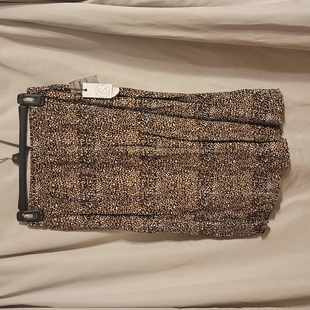 Treasure & Bond Cheetah Skirt